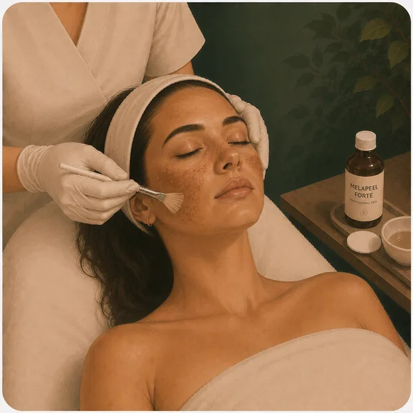 Mela Peel Forte pigmentpeeling hos Your Skin Clinic i Stockholm