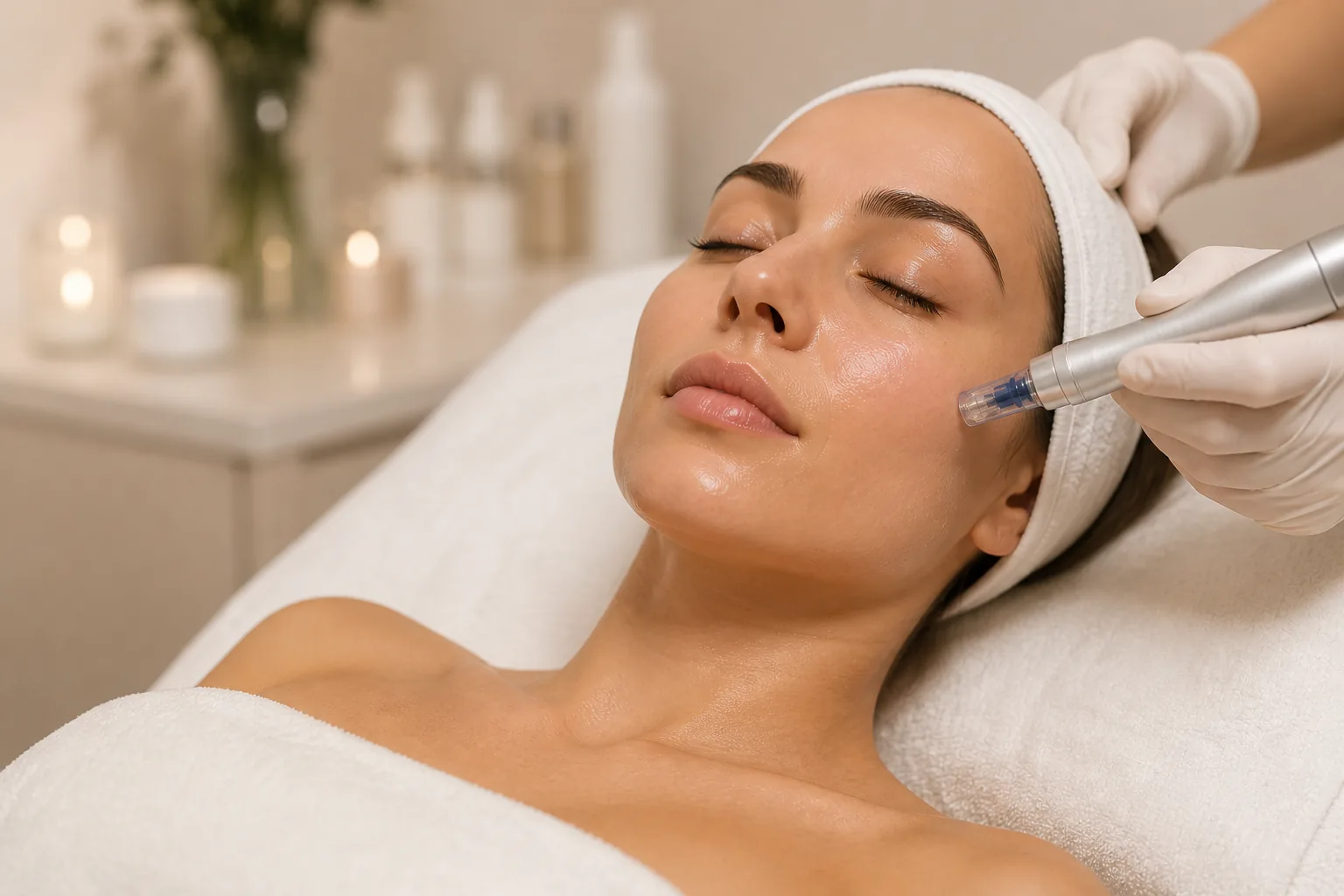 Microneedling-behandling hos Your Skin Clinic