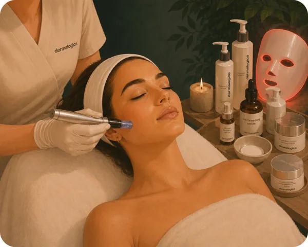 Premium Microneedling Ansikte mot akneärr hos Your Skin Clinic i Stockholm